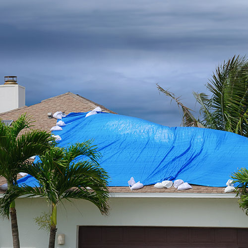 Hurricane water damage