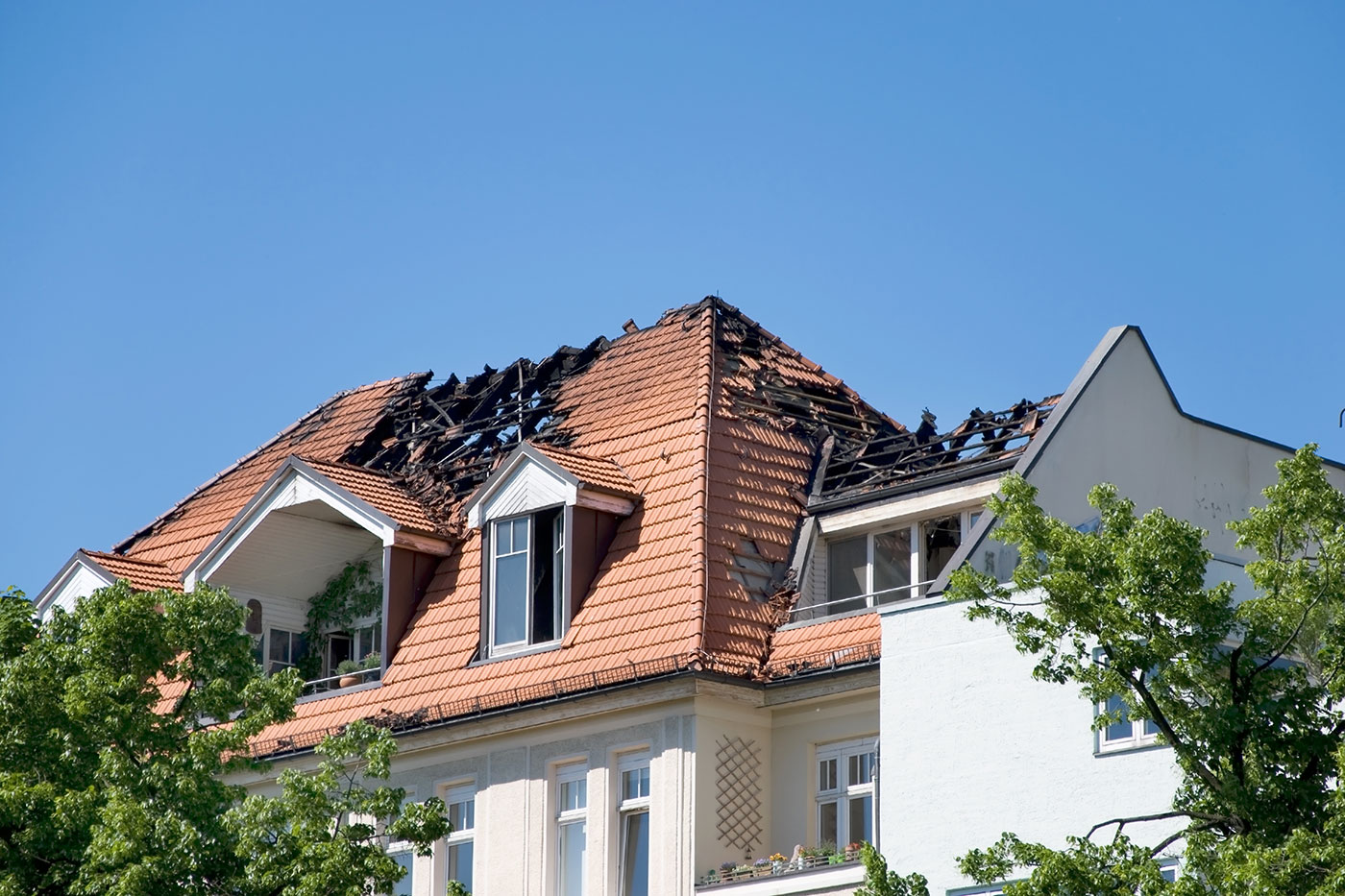 Fire damage restoration in Tequesta