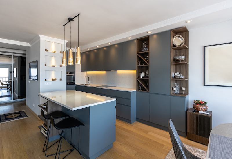 Interior of a modern kitchen